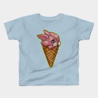 Bunny Cone (not for snacking) Kids T-Shirt